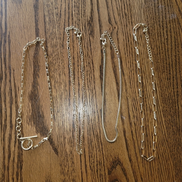 Amazon Jewelry - Gold necklace bundle